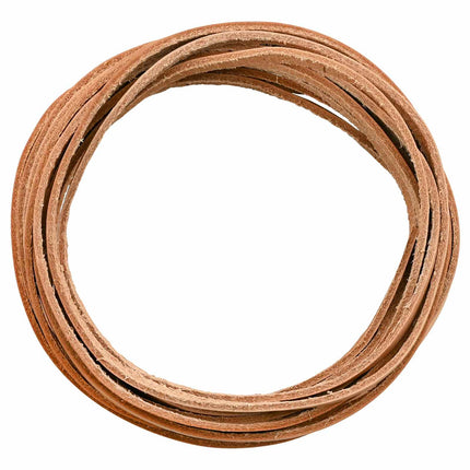Læderrem Lys Brun 500 x 0,6 cm Læder