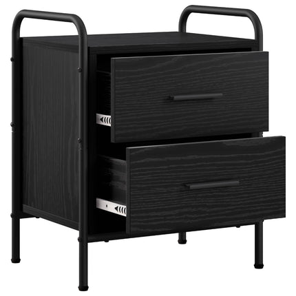 Natskab Sort eg 40 x 30 x 50 cm Konstrueret træ