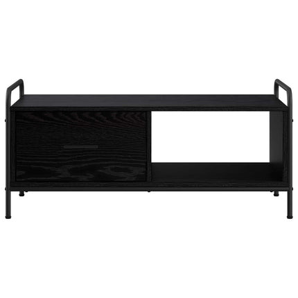 Sofabord Sort eg 90 x 49 x 41 cm Konstrueret træ