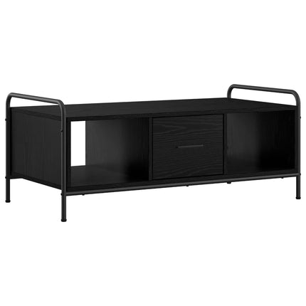 Sofabord Sort eg 99,5 x 49 x 41 cm Konstrueret træ
