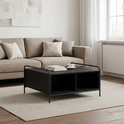 Sofabord Sort eg 50 x 49 x 41 cm Konstrueret træ