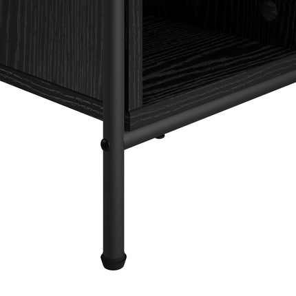 Sofabord Sort eg 90 x 90 x 41 cm Konstrueret træ