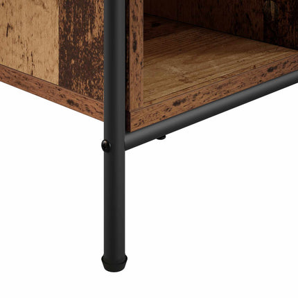 Sofabord Gammelt træ 90 x 90 x 41 cm Konstrueret træ