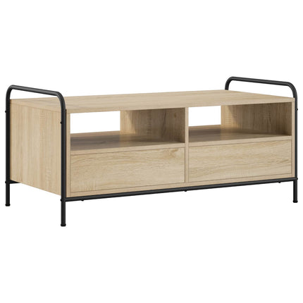 Sofabord Sonoma-eg 99,5 x 49 x 46 cm Konstrueret træ