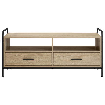 Sofabord Sonoma-eg 99,5 x 49 x 46 cm Konstrueret træ