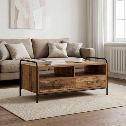 Sofabord Gammelt træ 99,5 x 49 x 46 cm Konstrueret træ