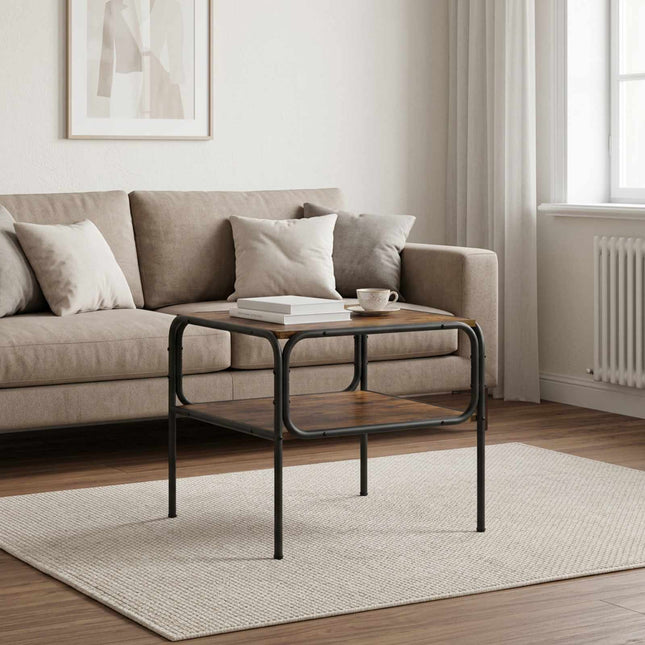 Sidebord Røget eg 100 x 50 x 46 cm Konstrueret træ