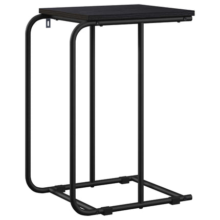 Sidebord Sort eg 40 x 31 x 55 cm Konstrueret træ