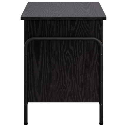 Opbevaringskasse Sort eg 80 x 40 x 49,5 cm Konstrueret træ