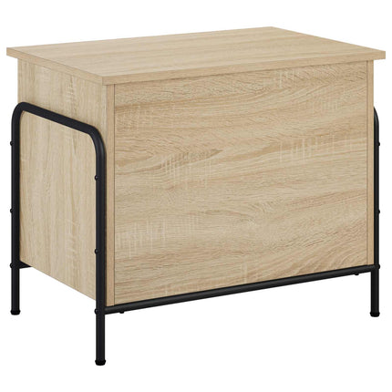 Opbevaringskasse Sonoma-eg 80 x 40 x 49,5 cm Konstrueret træ
