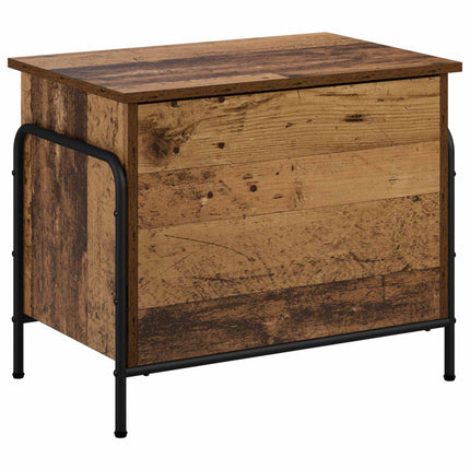 Opbevaringskasse Gammelt træ 80 x 40 x 49,5 cm Konstrueret træ