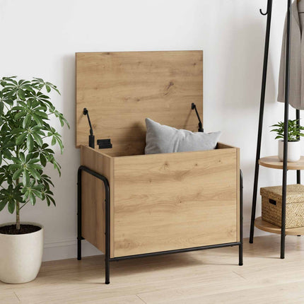 Opbevaringskasse Artisan-eg 80 x 40 x 49,5 cm Konstrueret træ