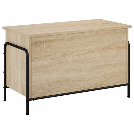 Opbevaringskasse Sonoma-eg 80 x 40 x 49,5 cm Konstrueret træ