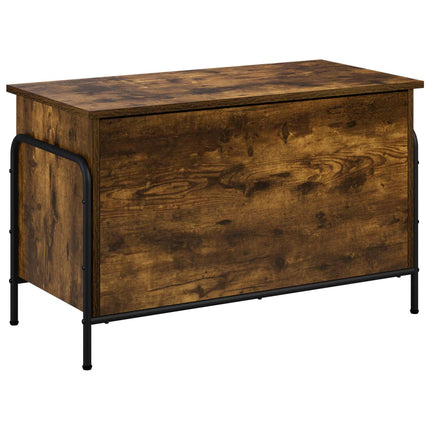 Opbevaringskasse Røget eg 80 x 40 x 49,5 cm Konstrueret træ