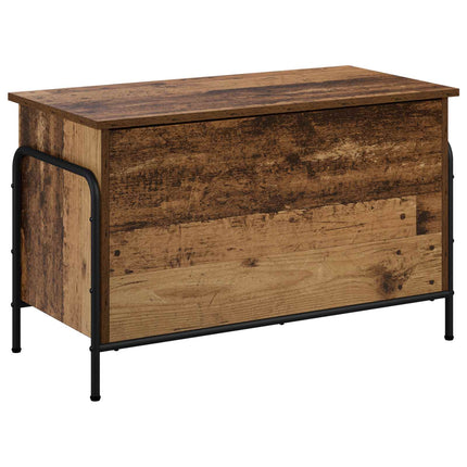 Opbevaringskasse Gammelt træ 80 x 40 x 49,5 cm Konstrueret træ
