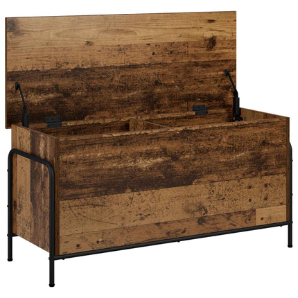 Opbevaringskasse Gammelt træ 80 x 40 x 49,5 cm Konstrueret træ