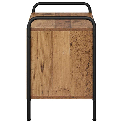 TV-skab 133 x 33 x 50 cm Gammelt træ Konstrueret træ