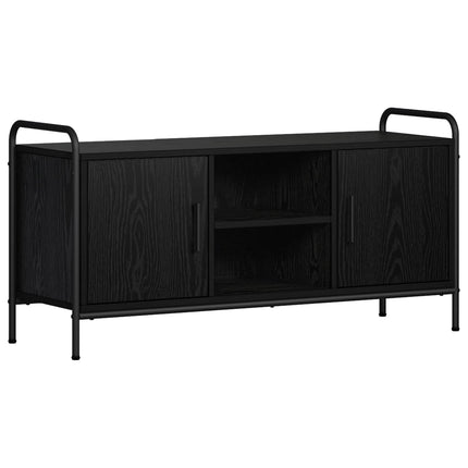 TV-skab 99 x 33 x 50 cm Sort eg Konstrueret træ