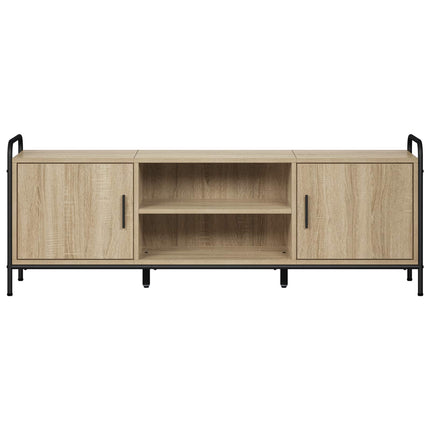 TV-skab 133 x 33 x 50 cm Sonoma-eg Konstrueret træ
