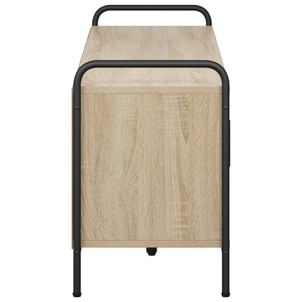TV-skab 133 x 33 x 50 cm Sonoma-eg Konstrueret træ