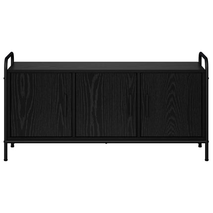TV-skab 79,5 x 33 x 50 cm Sort eg Konstrueret træ