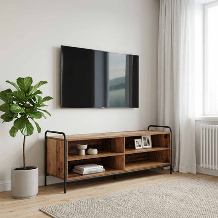 TV-skab 140 x 39,5 x 50 cm Gammelt træ Konstrueret træ