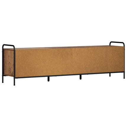 TV-skab 140 x 39,5 x 50 cm Gammelt træ Konstrueret træ