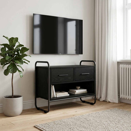 TV-skab 60 x 30 x 50 cm Sort eg Konstrueret træ
