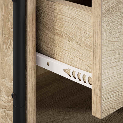TV-skab 60 x 30 x 50 cm Sonoma-eg Konstrueret træ