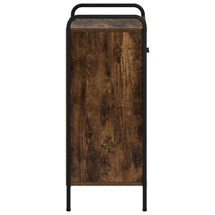 Sideboard Røget eg 97 x 33 x 81 cm Konstrueret træ