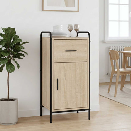 Sideboard Sonoma-eg 97 x 33 x 81 cm Konstrueret træ