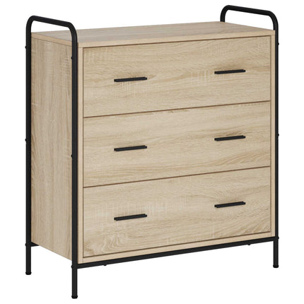 Sideboard Sonoma-eg 97 x 33 x 81 cm Konstrueret træ