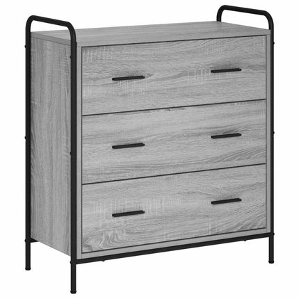 Sideboard Grå Sonoma 97 x 33 x 81 cm Konstrueret træ