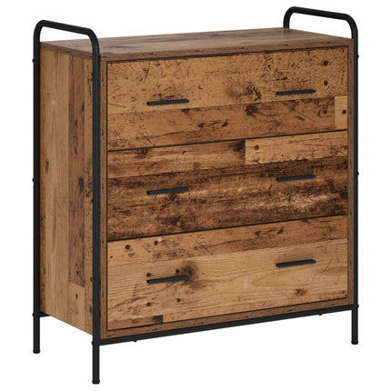 Sideboard Gammelt træ 97 x 33 x 81 cm Konstrueret træ