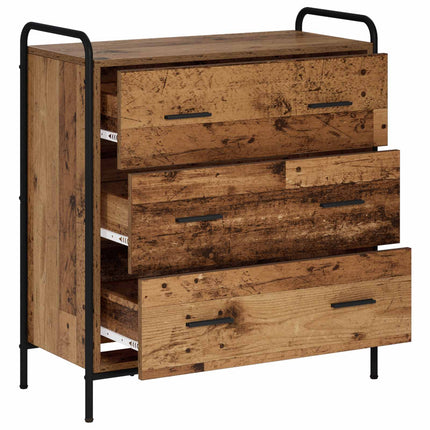 Sideboard Gammelt træ 97 x 33 x 81 cm Konstrueret træ