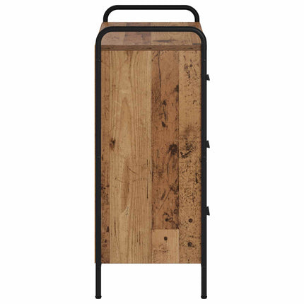 Sideboard Gammelt træ 97 x 33 x 81 cm Konstrueret træ