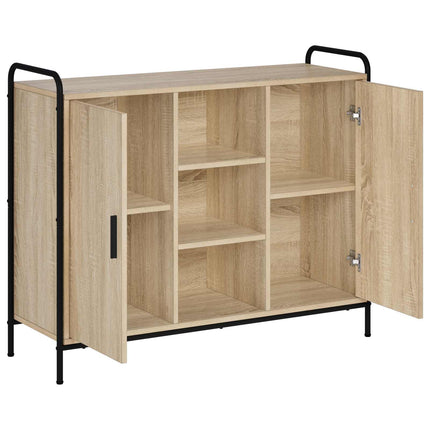 Sideboard Sonoma-eg 97 x 33 x 81 cm Konstrueret træ