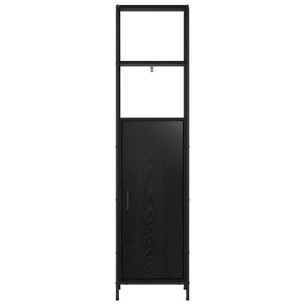 Highboard Sort eg 40 x 33 x 161 cm Konstrueret træ