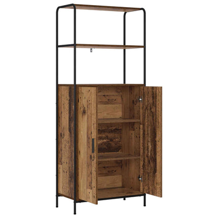 Highboard Gammelt træ 40 x 33 x 161 cm Konstrueret træ