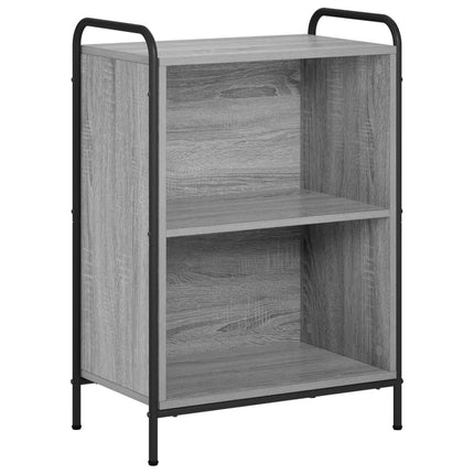 Bogskab 55,5 x 33 x 174 cm Konstrueret træ Grå Sonoma