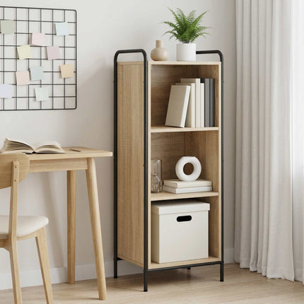 Bogskab 55,5 x 33 x 174 cm Konstrueret træ Sonoma-eg