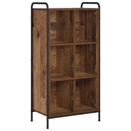 Bogskab 57 x 33 x 111 cm Konstrueret træ Gammelt træ