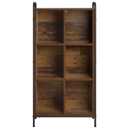 Bogskab 57 x 33 x 111 cm Konstrueret træ Gammelt træ