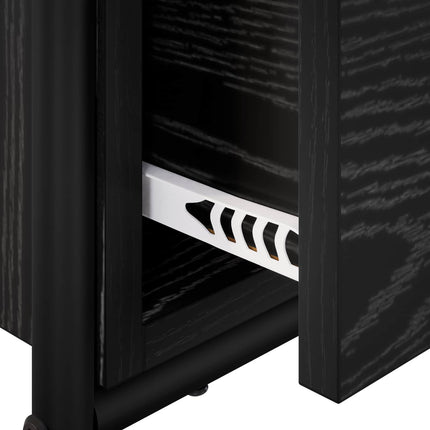 Konsolbord Sort eg 90 x 33 x 80,5 cm Konstrueret træ