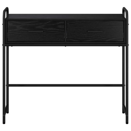Konsolbord Sort eg 90 x 33 x 80,5 cm Konstrueret træ