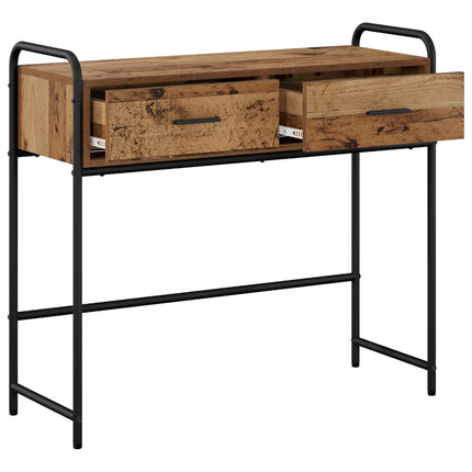 Konsolbord Gammelt træ 90 x 33 x 80,5 cm Konstrueret træ