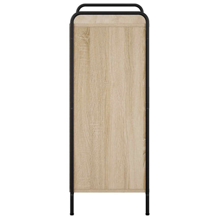 Sko skab 76 x 36,5 x 93 cm Konstrueret træ Sonoma-eg