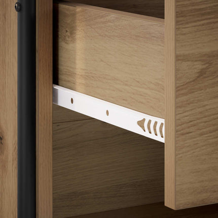 Sko skab 76 x 36,5 x 93 cm Konstrueret træ Artisan-eg