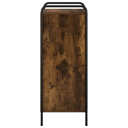 Sko skab 51 x 36,5 x 93 cm Konstrueret træ Røget eg