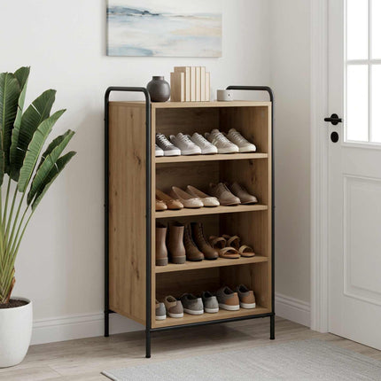 Sko skab 51 x 36,5 x 93 cm Konstrueret træ Artisan-eg